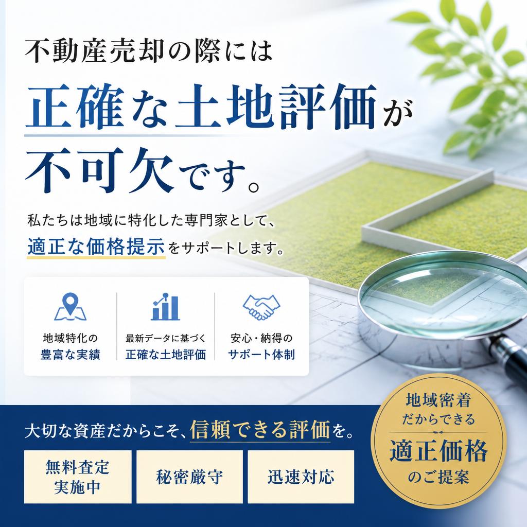 土地評価の実績とノウハウ
