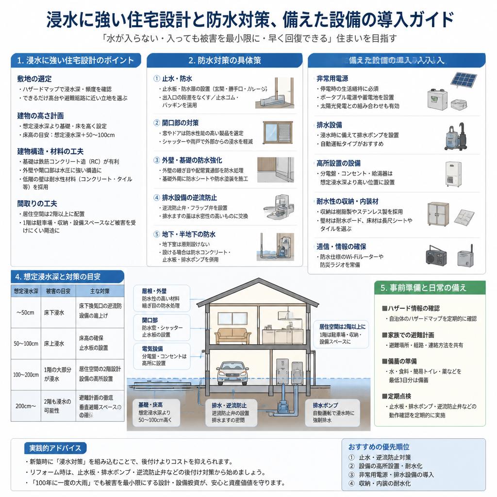 現代の浸水対策方法