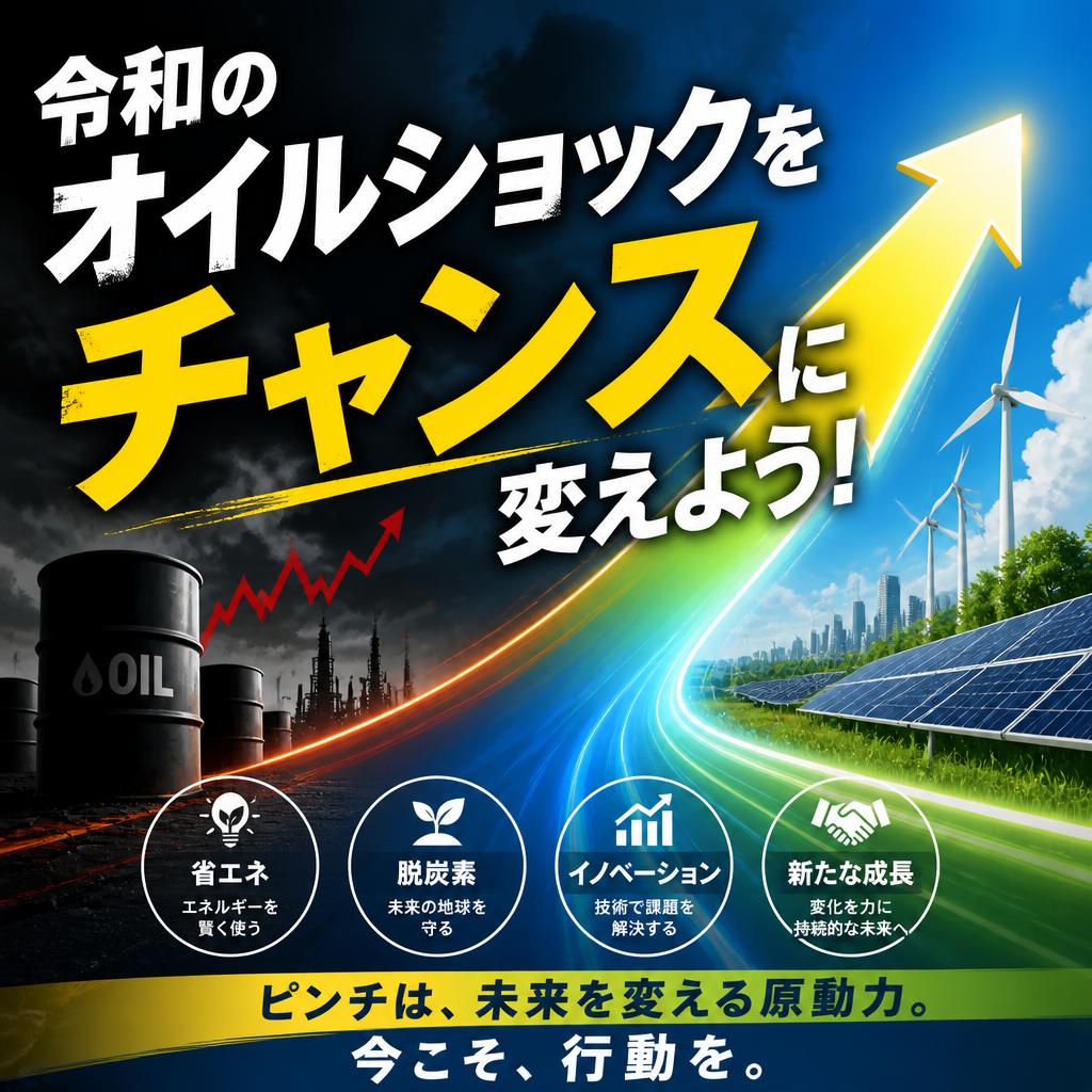 令和のオイルショックをチャンスに変えよう！