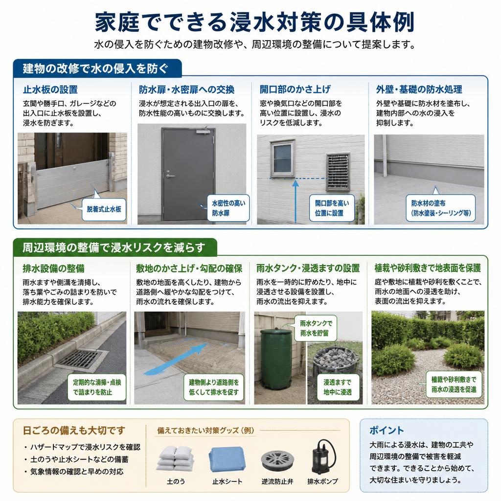 効果的な浸水対策