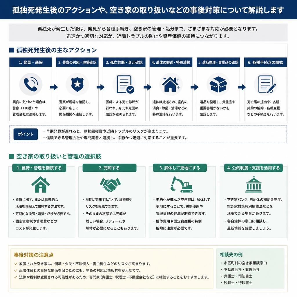 4. 事後対策 – 万が一の際に取るべき行動