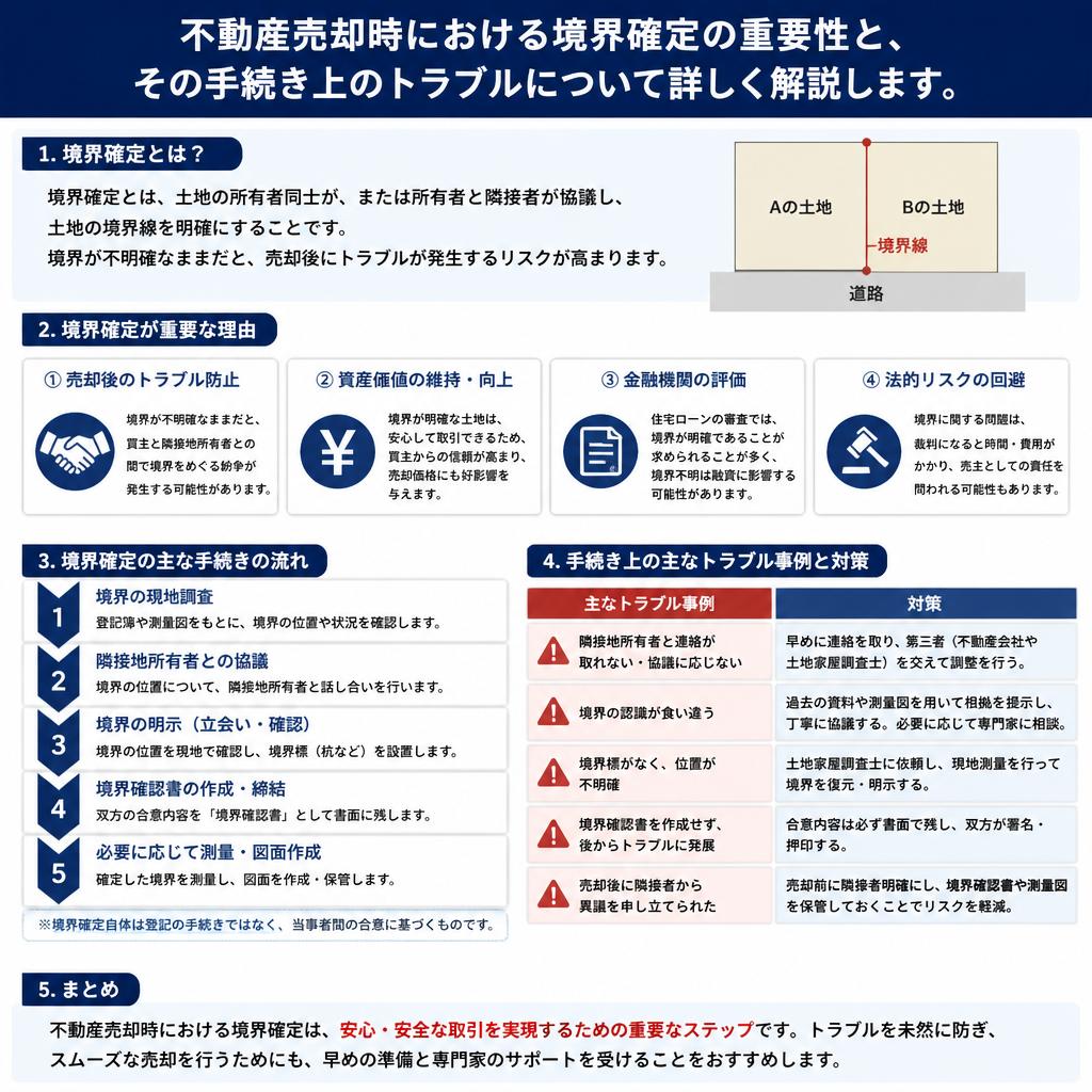 境界確定の重要性