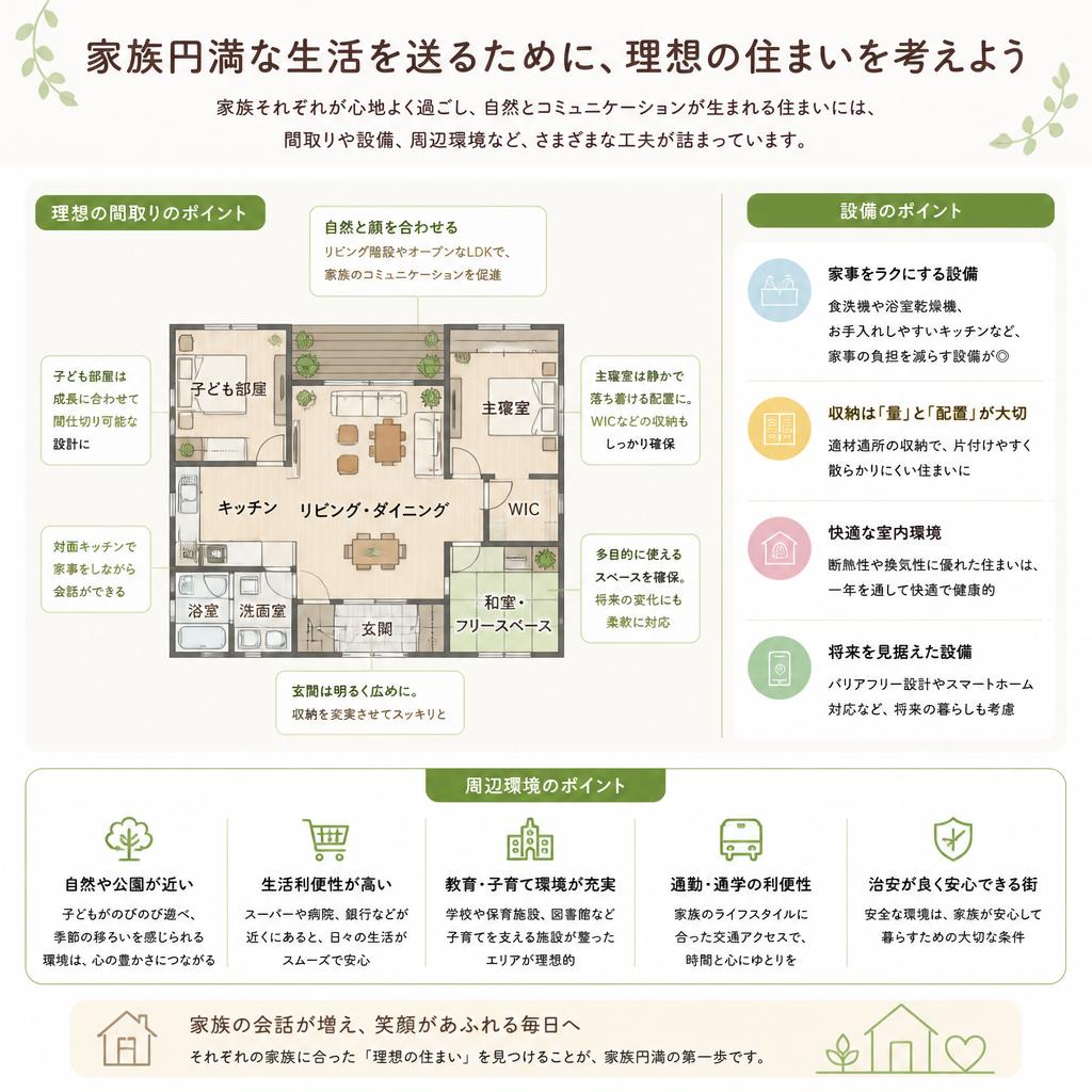 家族円満を育む住まいの形