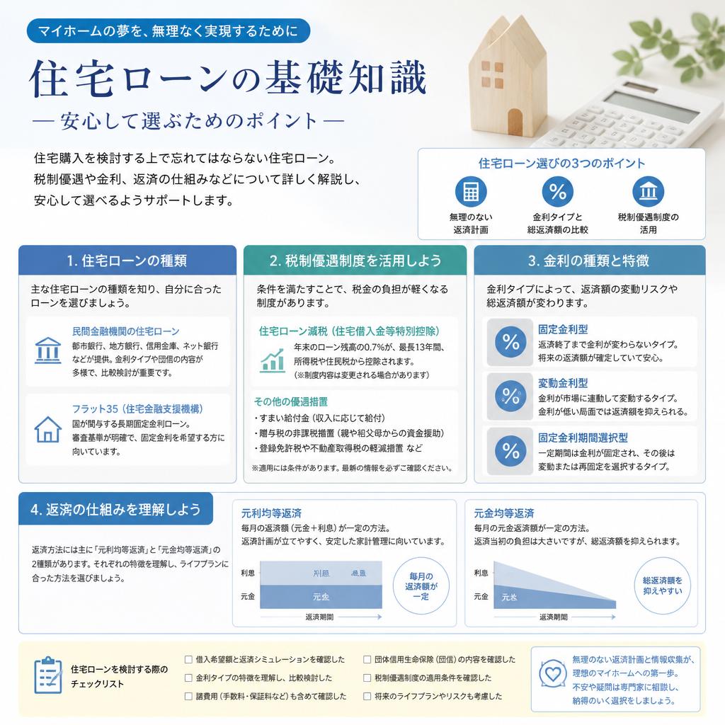 住宅ローンの基礎知識
