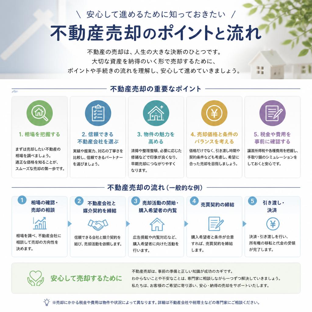 不動産売却のポイント