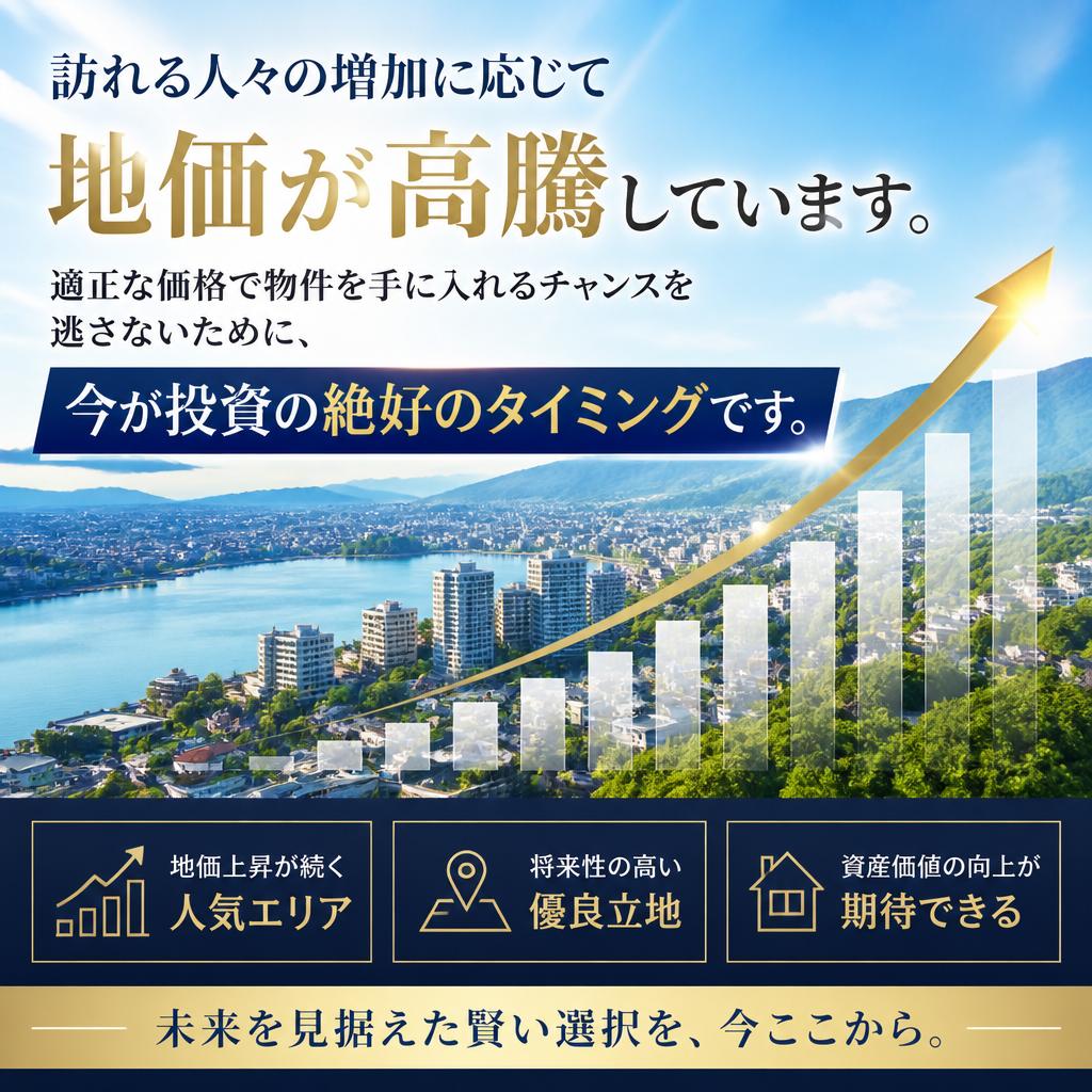 高騰する地価の背景