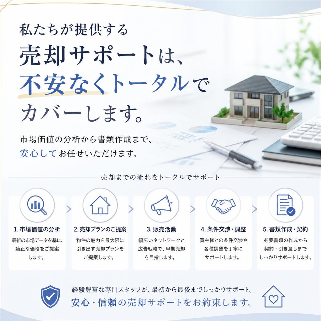 売却プロセスをスムーズに