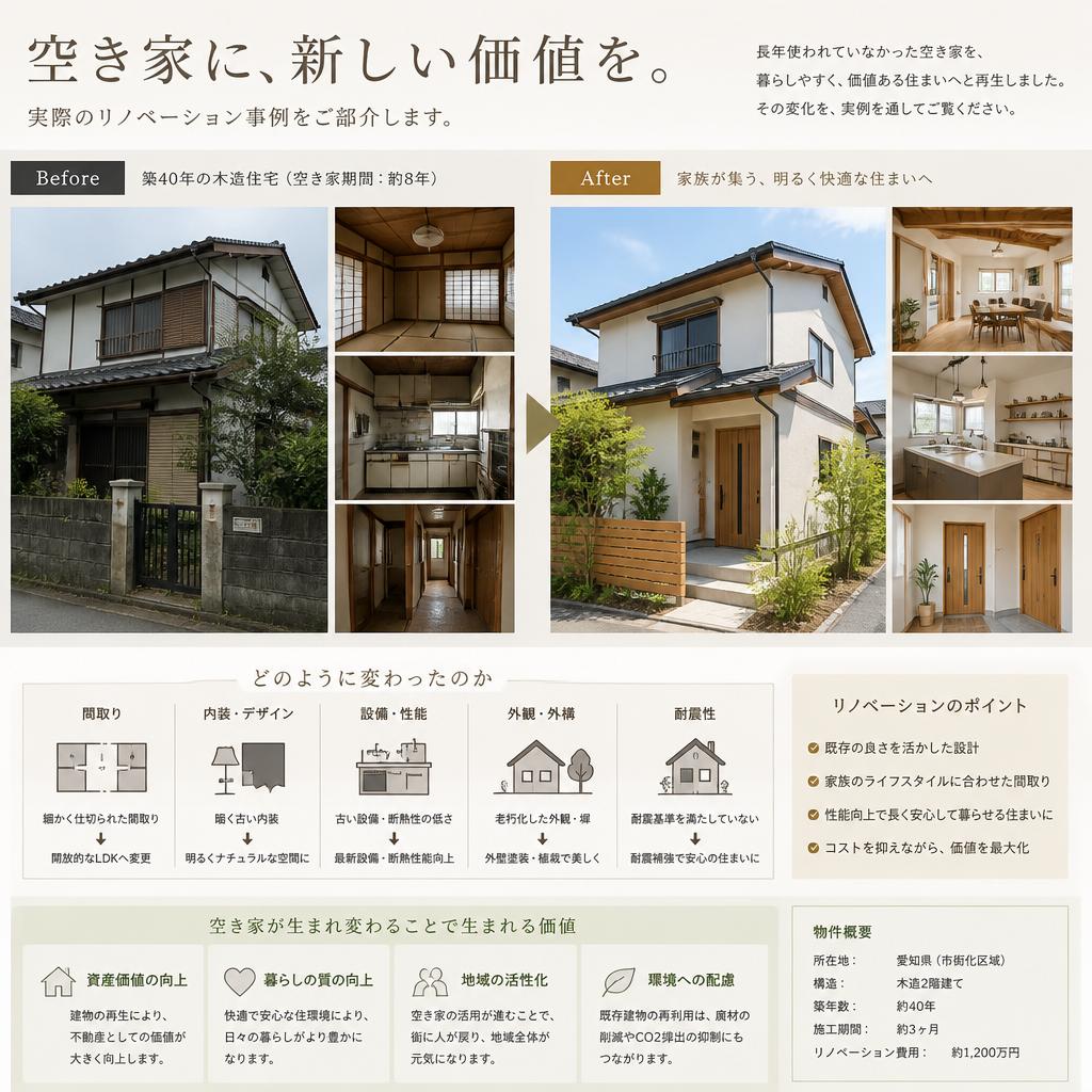 リノベーション事例の紹介
