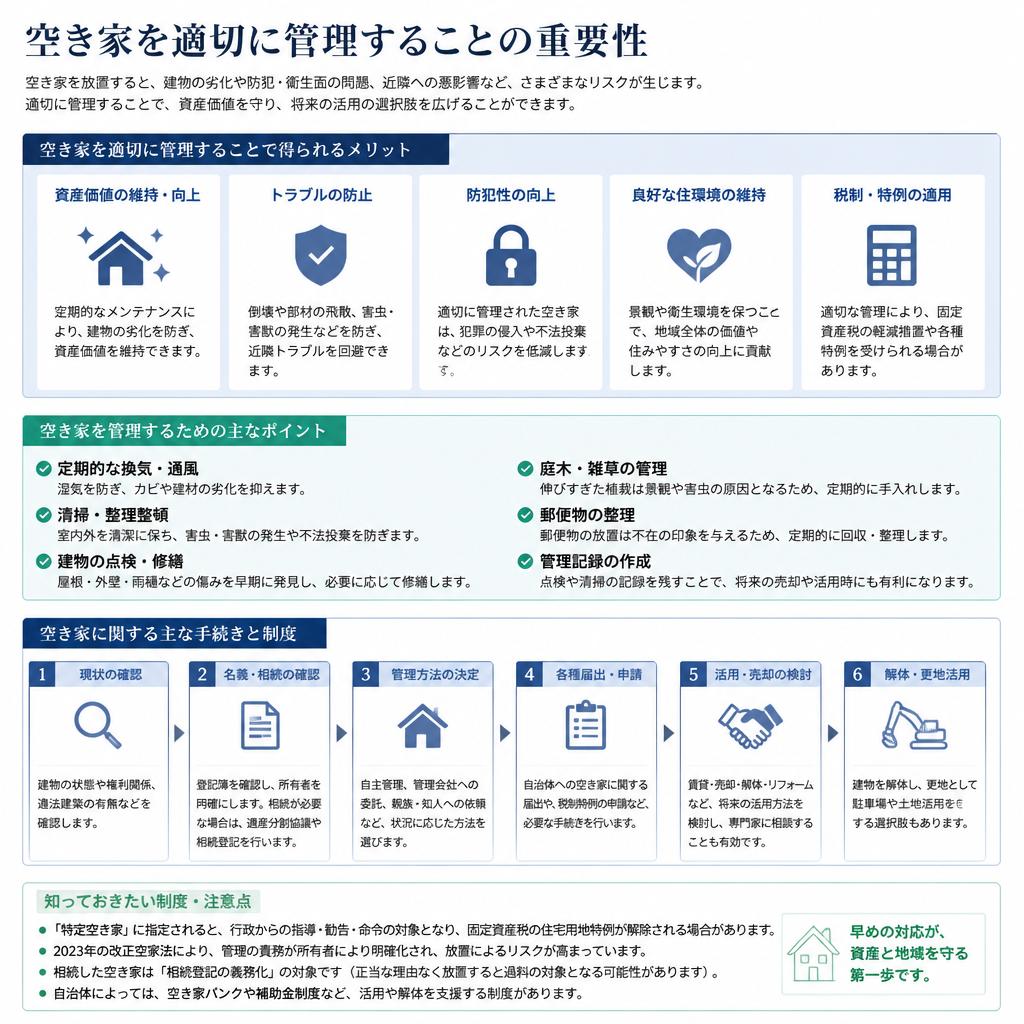 空き家管理の重要性