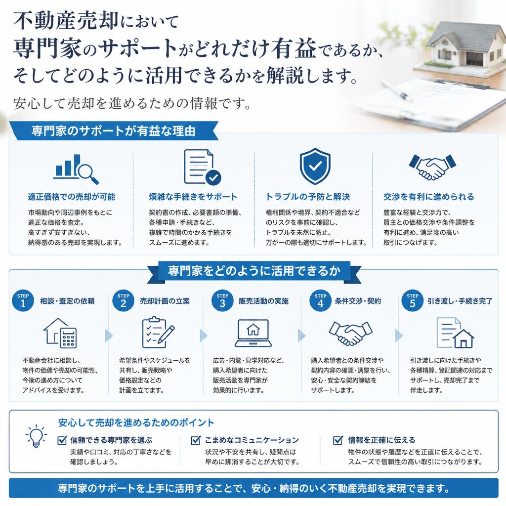 専門家のサポートを受けるメリット
