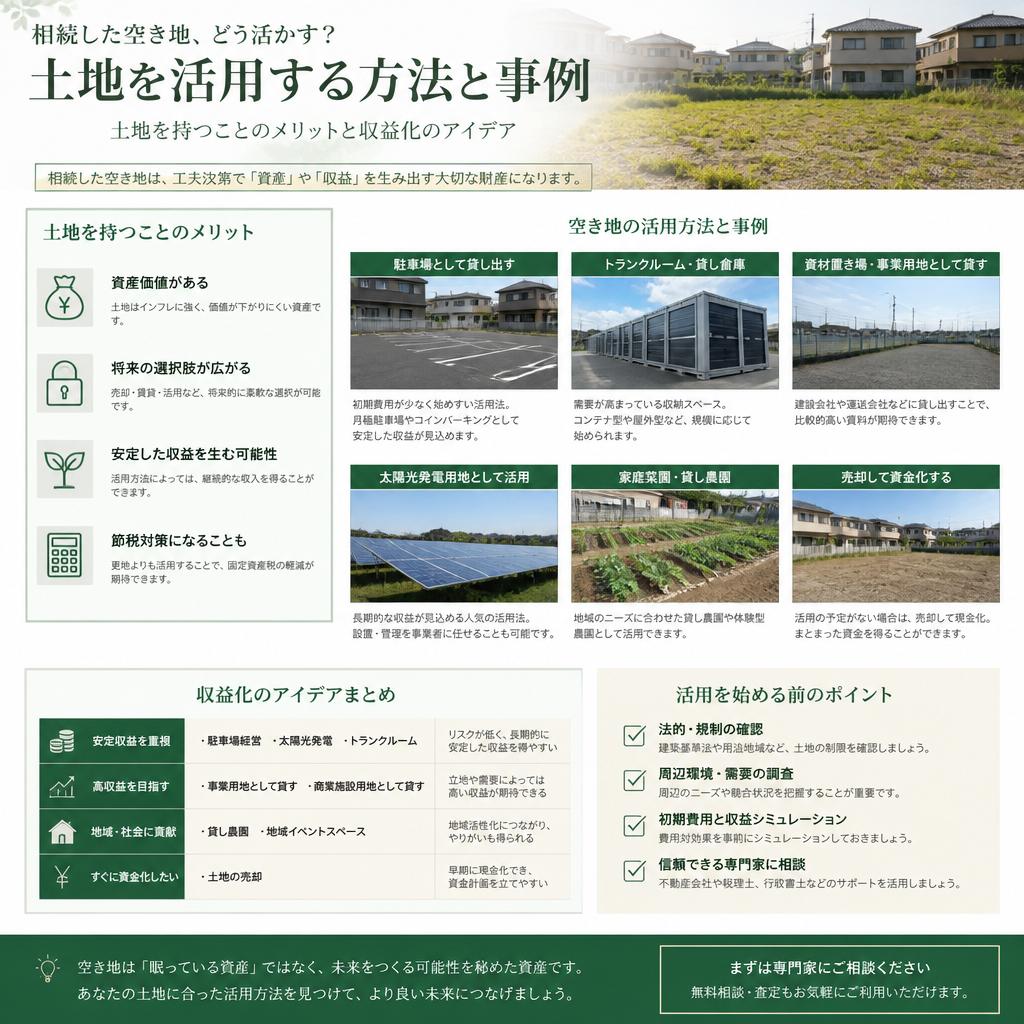4. 空き地の活用法