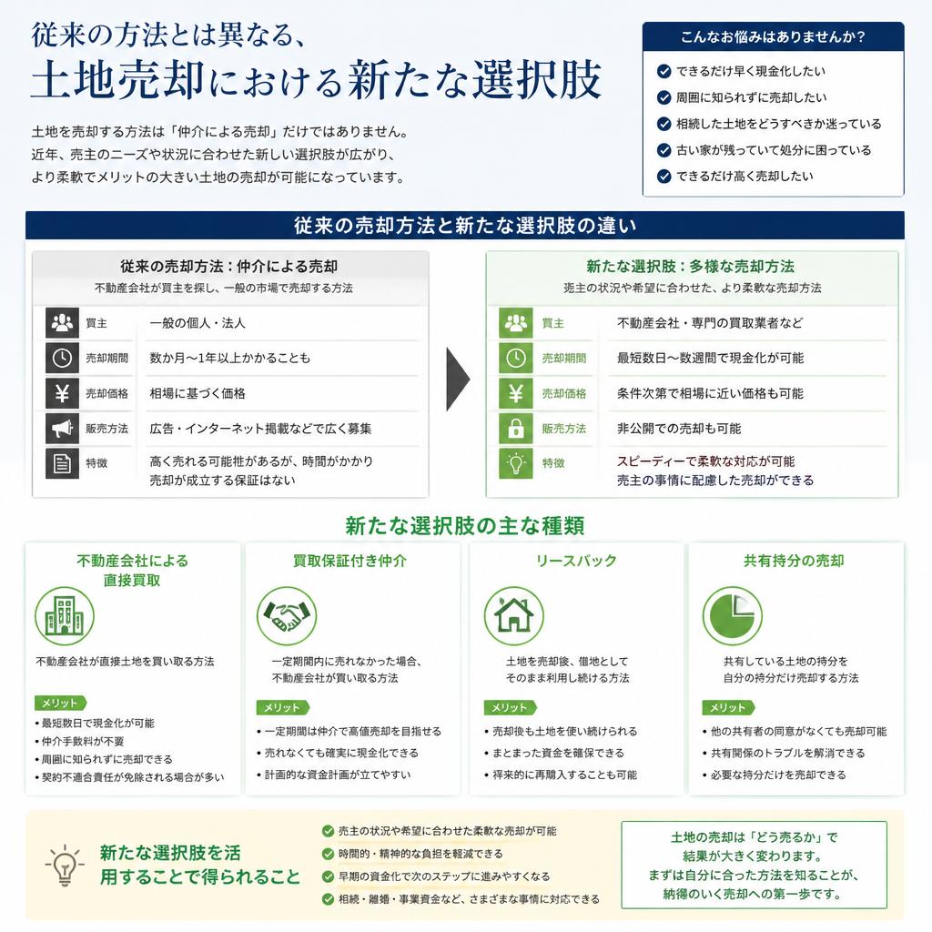 土地売却の新しい選択肢