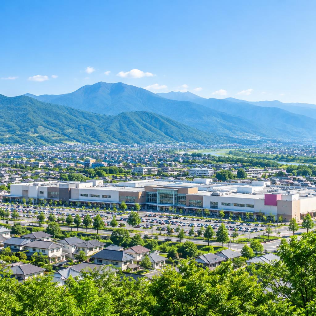 人口減少時代のまちに、新たな人の流れを。イオンモール須坂と地域の未来を見据えた不動産売却を、長野の地域密着スタッフが丁寧にサポートします。