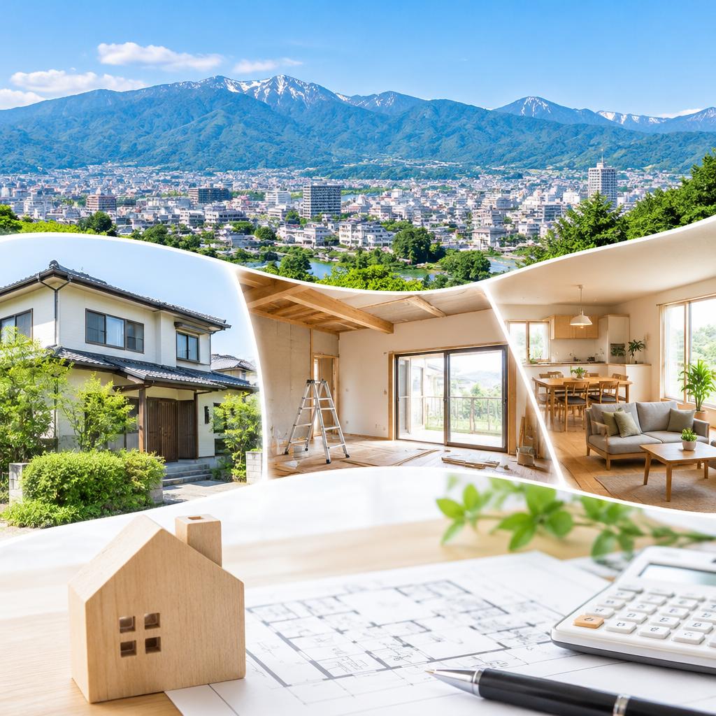 土地が高い長野市で、住まいの選択肢を広げる。中古住宅のご紹介からリフォーム、購入後の資金活用まで、あなたに合ったプランを一緒に考えます。