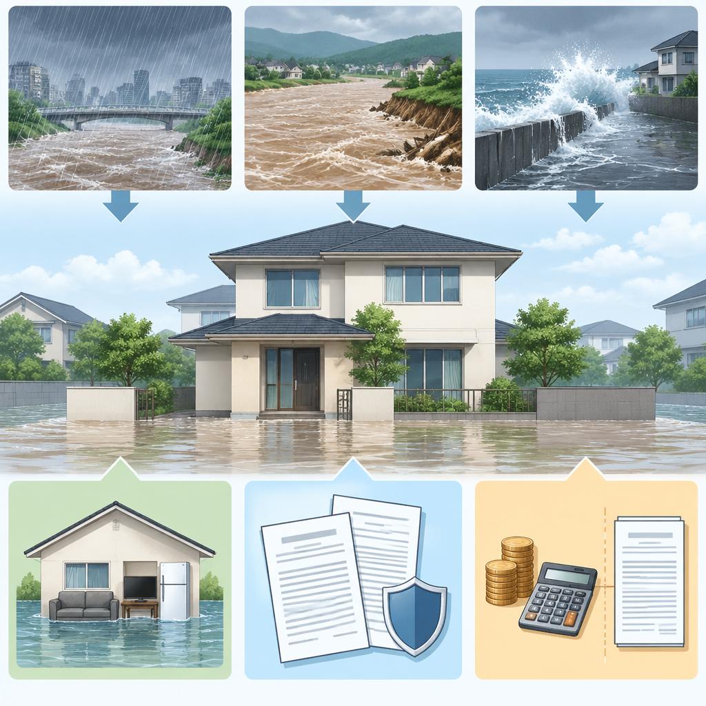 火災保険でどこまで備えられる？水災補償の基本